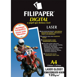 Filipaper Laser Glossy Pro 120g/m² A4 50fls. - FP02510