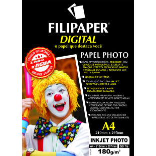 Filipaper INKJET PHOTO PRO 180g/m² A4 50fls - FP02570