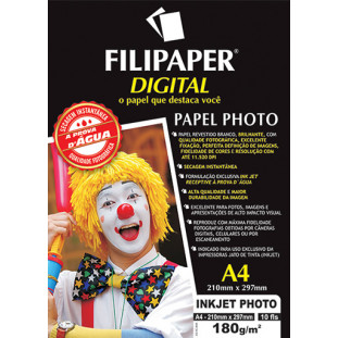 Filipaper Inkjet Photo Pro 180g/m² 10 fls. - FP02571